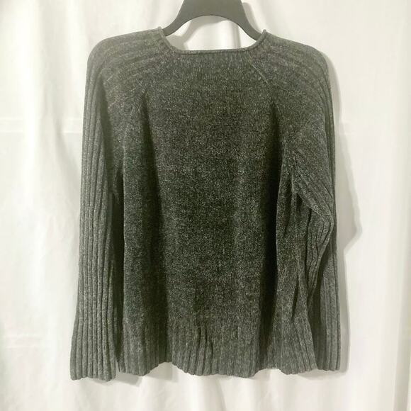 Karen Scott Women's L Vintage Grey Knit Sweater - Picture 4 of 11